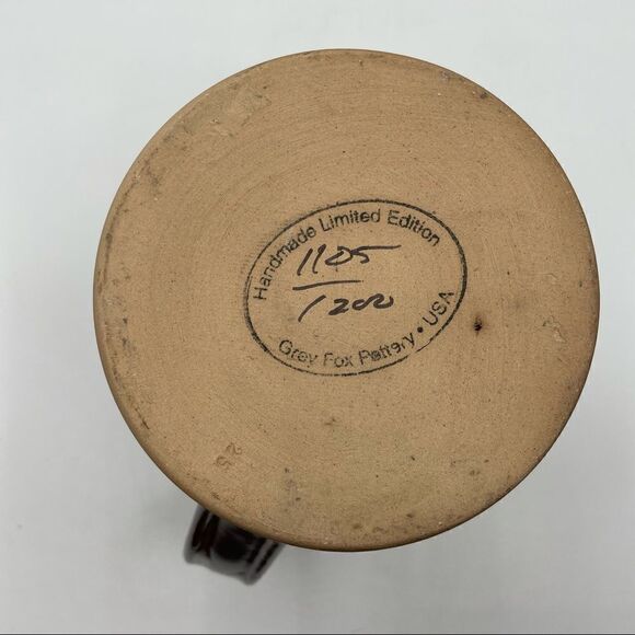 Grey Fox Pottery Maryland Renaissance Festival Tankard Mug - Picture 4 of 4